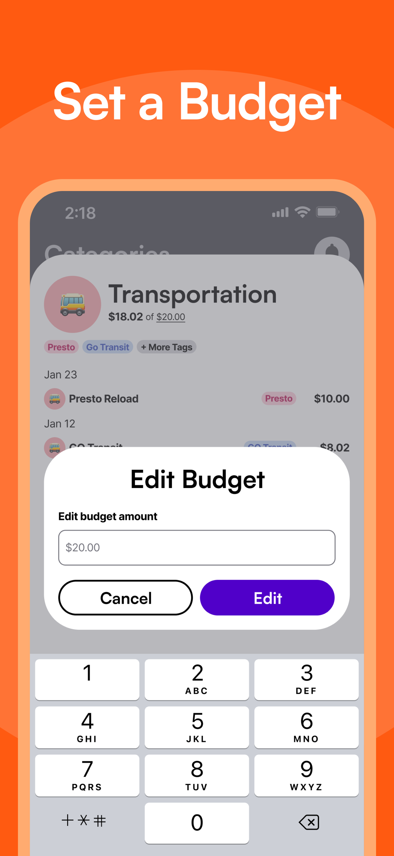 Maple Budget app screenshot 3